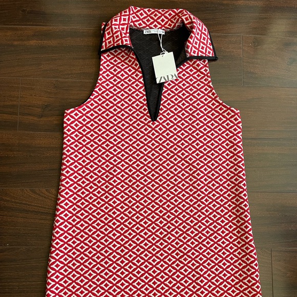 Zara Pinafore Mini Dress - Picture 6 of 9
